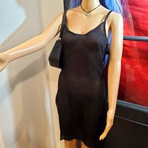 Mesh Dress w Side Slits